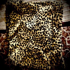 Leopard print scarf